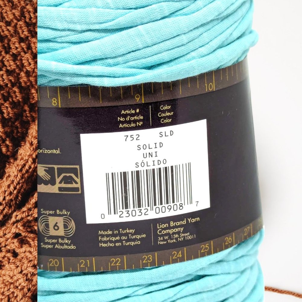 Lion Brand Fettuccini Yarn Bundle of 2 , 20.6oz Lot #60a - Picture 4 of 7